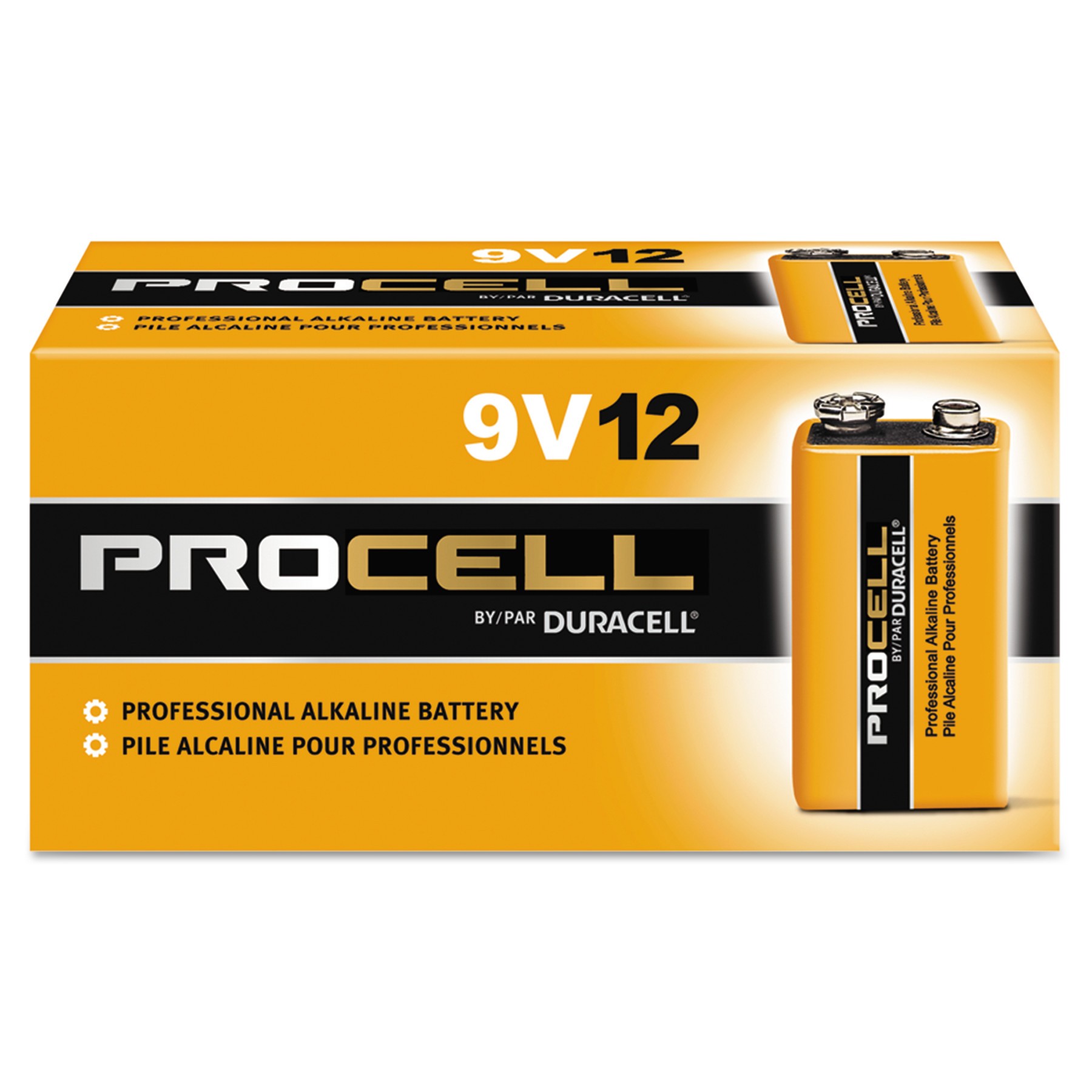 Baterías Duracell Procell 9V Caja c/12 - Baja Expendables