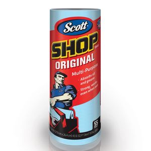 Rollo de toallas azules Scott Shop